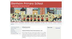 Desktop Screenshot of blenheimprimaryschool.com