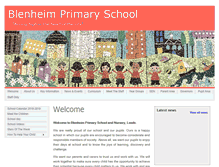 Tablet Screenshot of blenheimprimaryschool.com